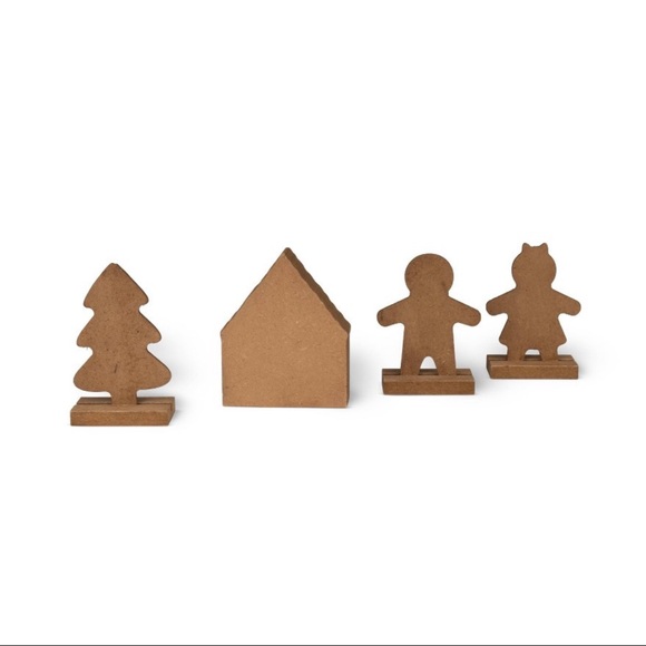 Classic Holiday Decor Wood Prop Sets Gingerbread - Target Bullseye Playground - Picture 6 of 6